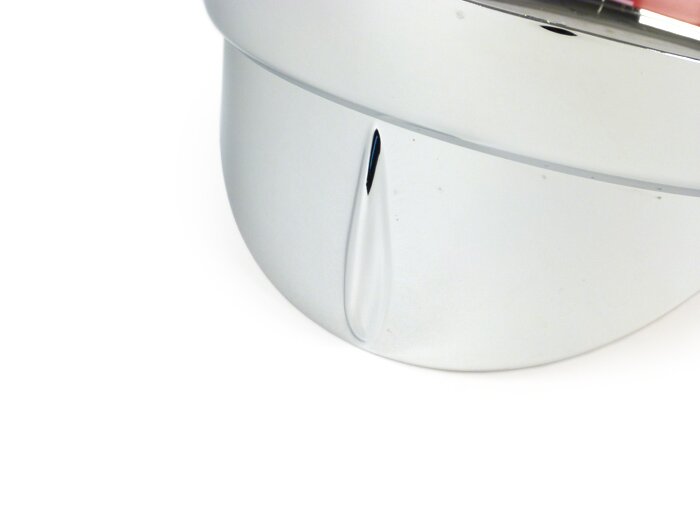 Koplamp sierring met kap -MOTO NOSTRA- Vespa LX 50, LX 125, LX 150, GTV, GT60 125-300 - chroom