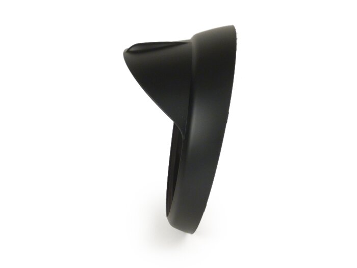 Cincin trim lampu depan dengan naungan -MOTO NOSTRA- Vespa LX 50, LX 125, LX 150, GTV, GT60 125-300 - matt hitam
