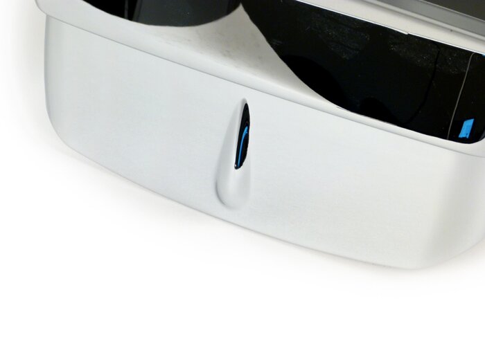 Headlight rim with visor -MOTO NOSTRA- Vespa S50, S125, S150 - chrome