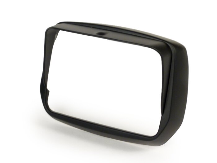 Cincin trim lampu depan dengan naungan -MOTO NOSTRA- Vespa S50, S125, S150 - matt hitam