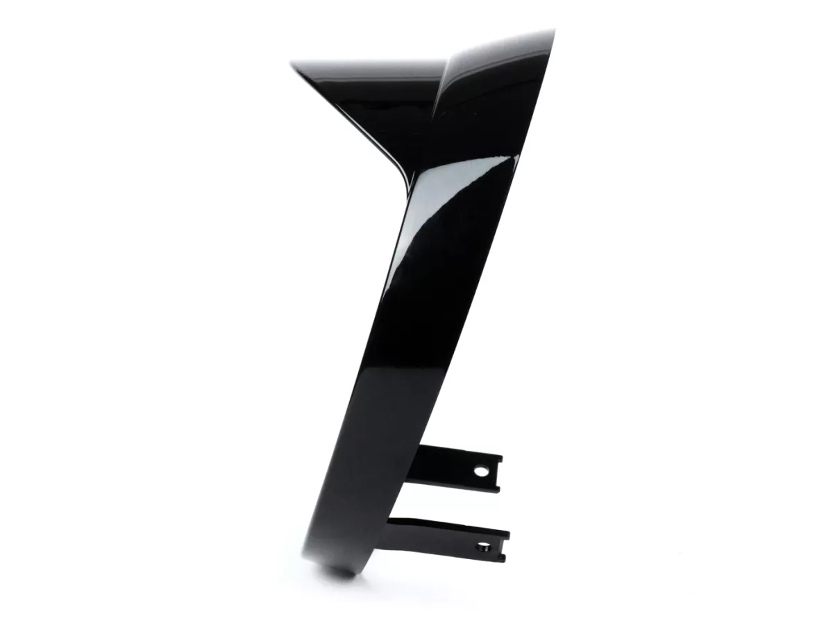 Aro embellecedor de faro con pantalla -MOTO NOSTRA- Vespa GTS 300 HPE (2019-2022), GTS 125 IGET (2019-2022) - negro brillante