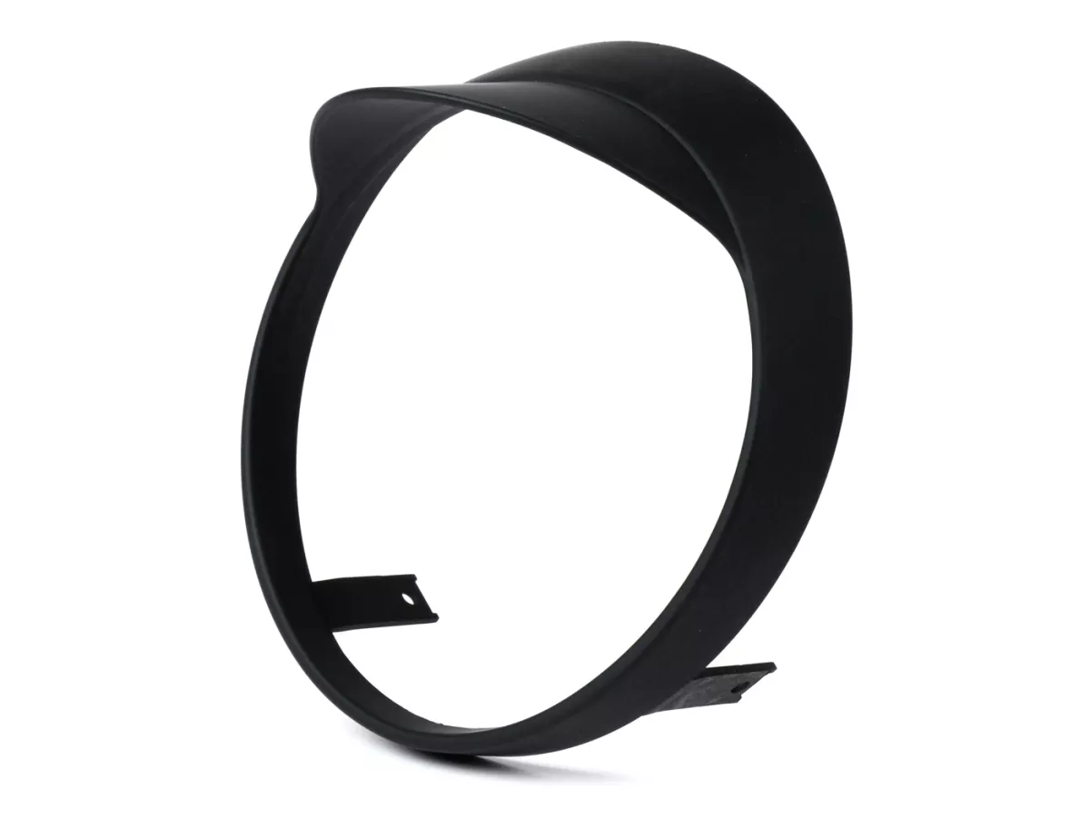 Headlight rim with visor -MOTO NOSTRA- Vespa GTS 300 HPE (2019-2022), GTS 125 IGET (2019-2022) - flat black
