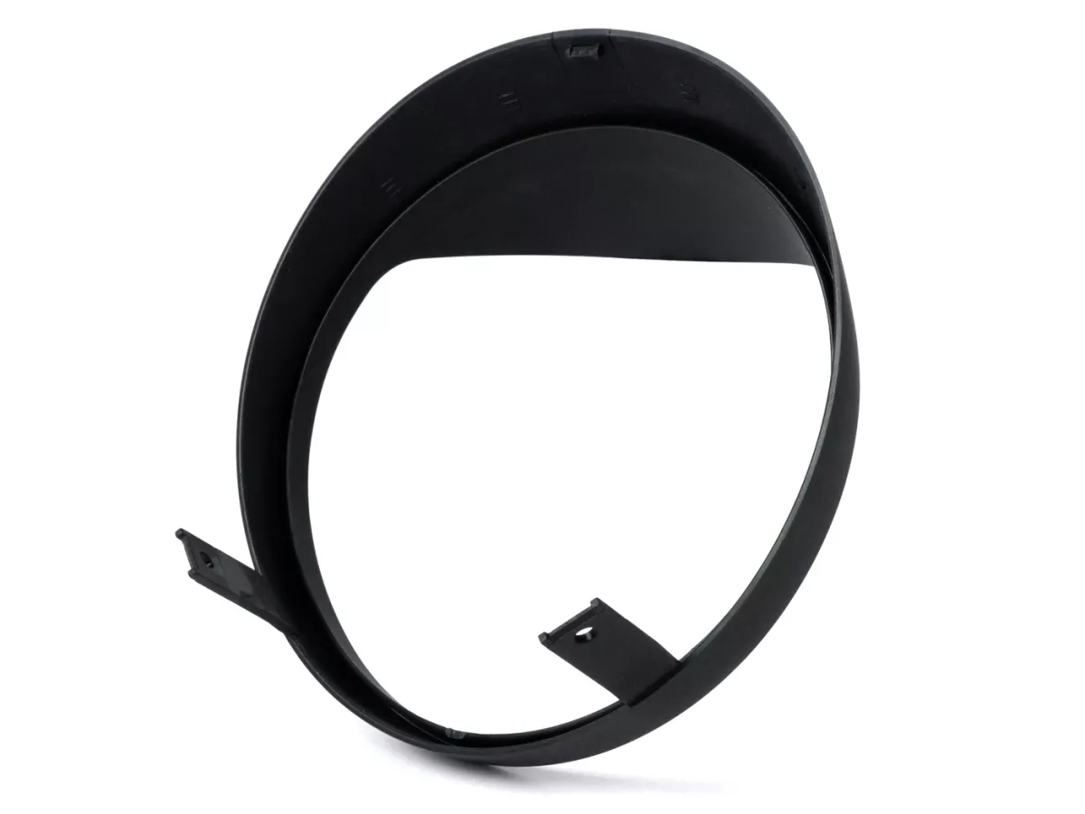 Headlight rim with visor -MOTO NOSTRA- Vespa GTS 300 HPE (2019-2022), GTS 125 IGET (2019-2022) - flat black