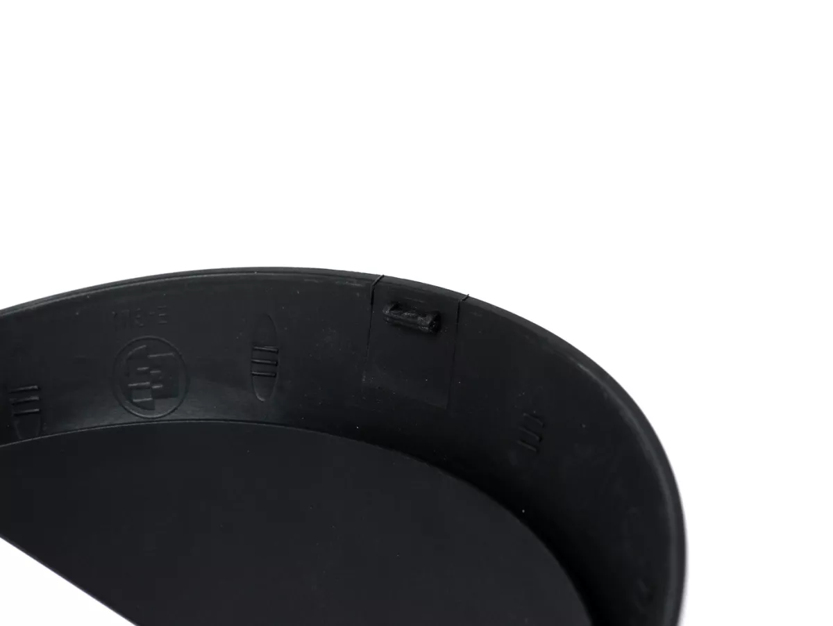 Headlight rim with visor -MOTO NOSTRA- Vespa GTS 300 HPE (2019-2022), GTS 125 IGET (2019-2022) - flat black