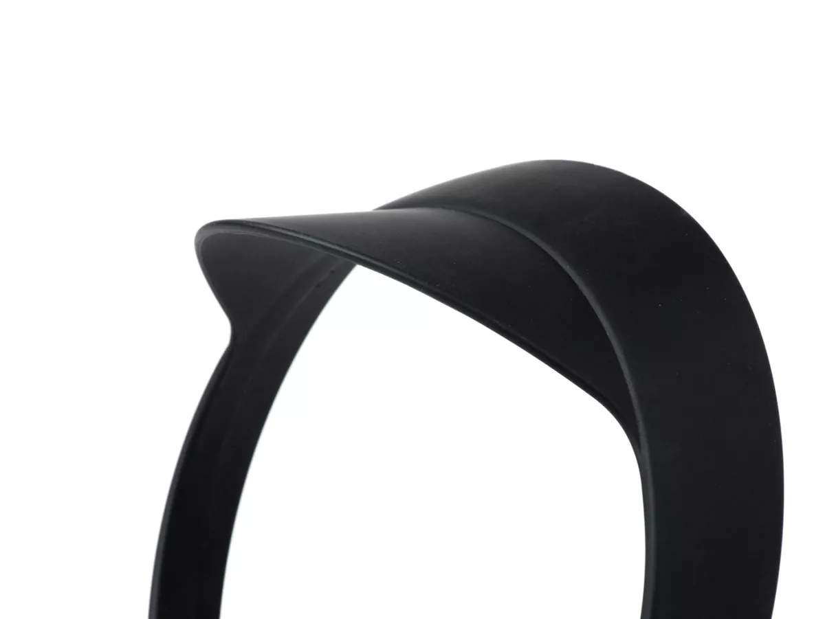 Headlight rim with visor -MOTO NOSTRA- Vespa GTS 300 HPE (2019-2022), GTS 125 IGET (2019-2022) - flat black