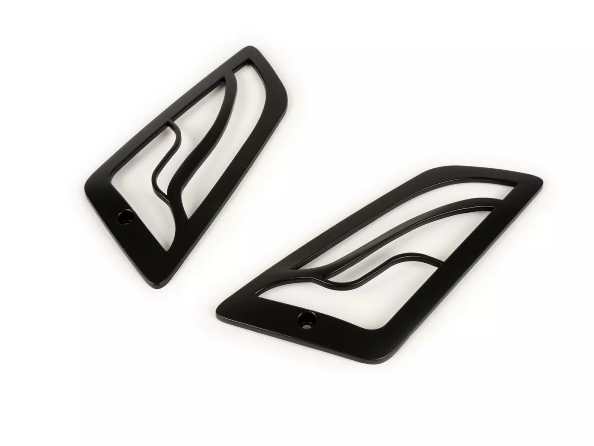 Kisi-kisi indikator -MOTO NOSTRA- Vespa GT, GTL, GTV, GTS 125-300 - depan - hitam pekat