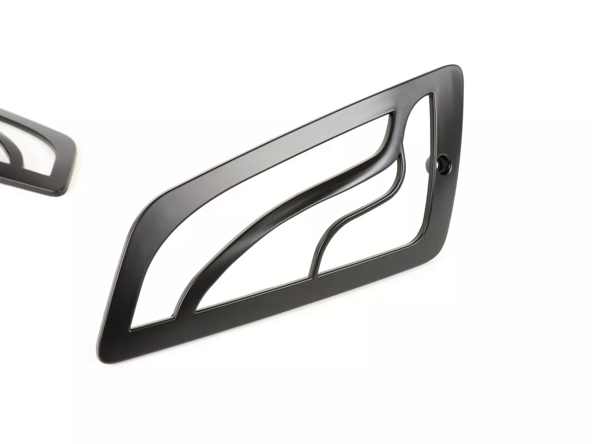Kisi-kisi indikator -MOTO NOSTRA- Vespa GT, GTL, GTV, GTS 125-300 - depan - hitam pekat
