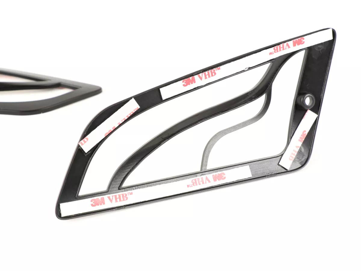 Kisi-kisi indikator -MOTO NOSTRA- Vespa GT, GTL, GTV, GTS 125-300 - depan - hitam pekat