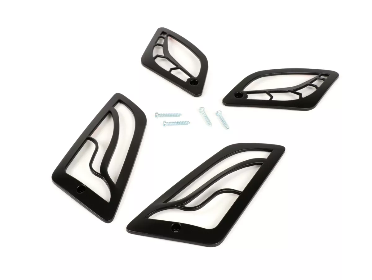 Set kisi-kisi indikator -MOTO NOSTRA- Vespa GT, GTL, GTV, GTS 125-300 - matt hitam