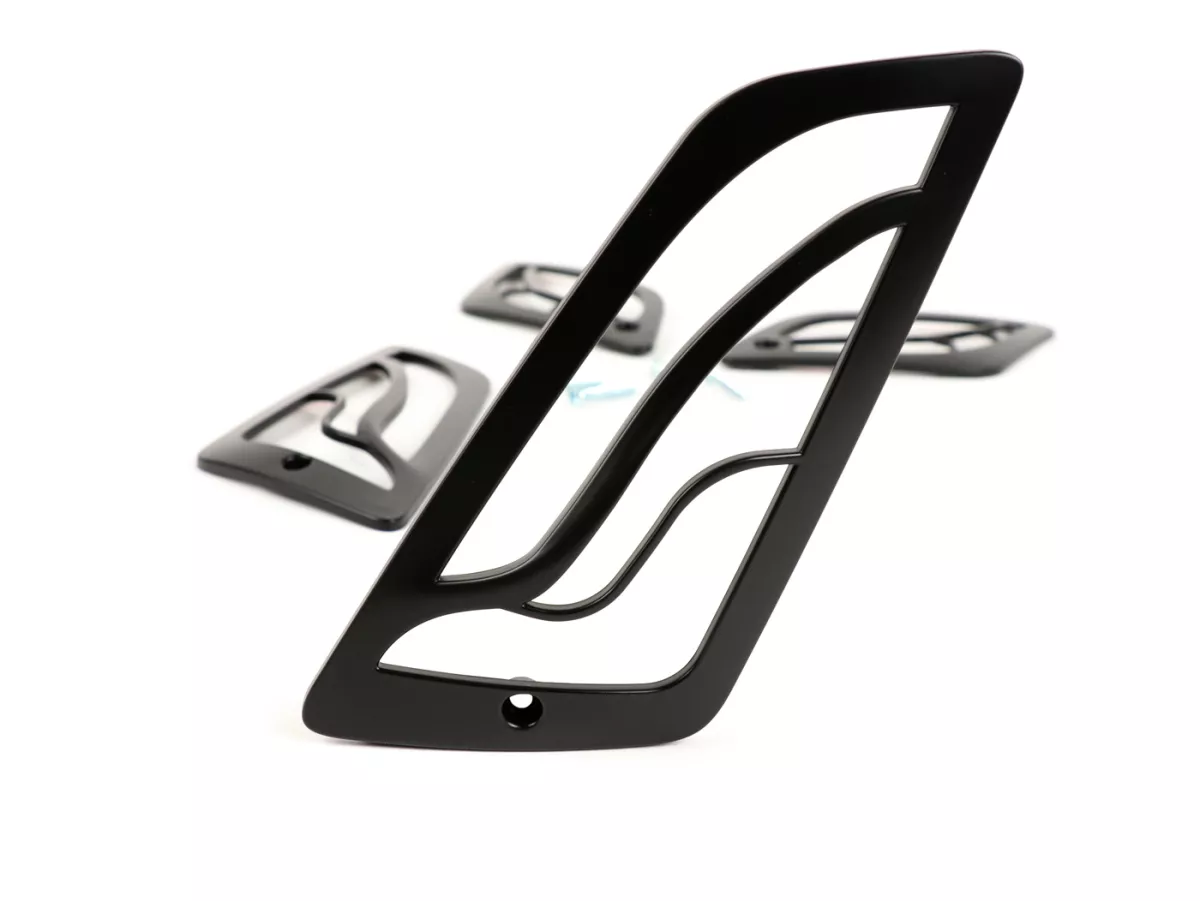 Set kisi-kisi indikator -MOTO NOSTRA- Vespa GT, GTL, GTV, GTS 125-300 - matt hitam