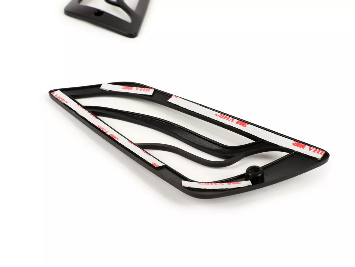 Set kisi-kisi indikator -MOTO NOSTRA- Vespa GT, GTL, GTV, GTS 125-300 - matt hitam