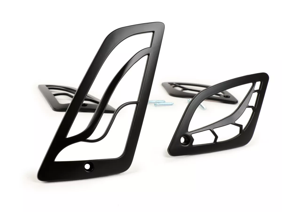 Set kisi-kisi indikator -MOTO NOSTRA- Vespa GT, GTL, GTV, GTS 125-300 - matt hitam