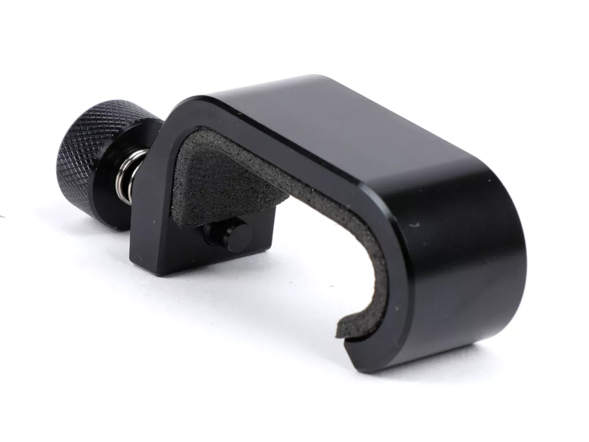 Soporte portaequipajes -MOTO NOSTRA, CNC, negro brillante-