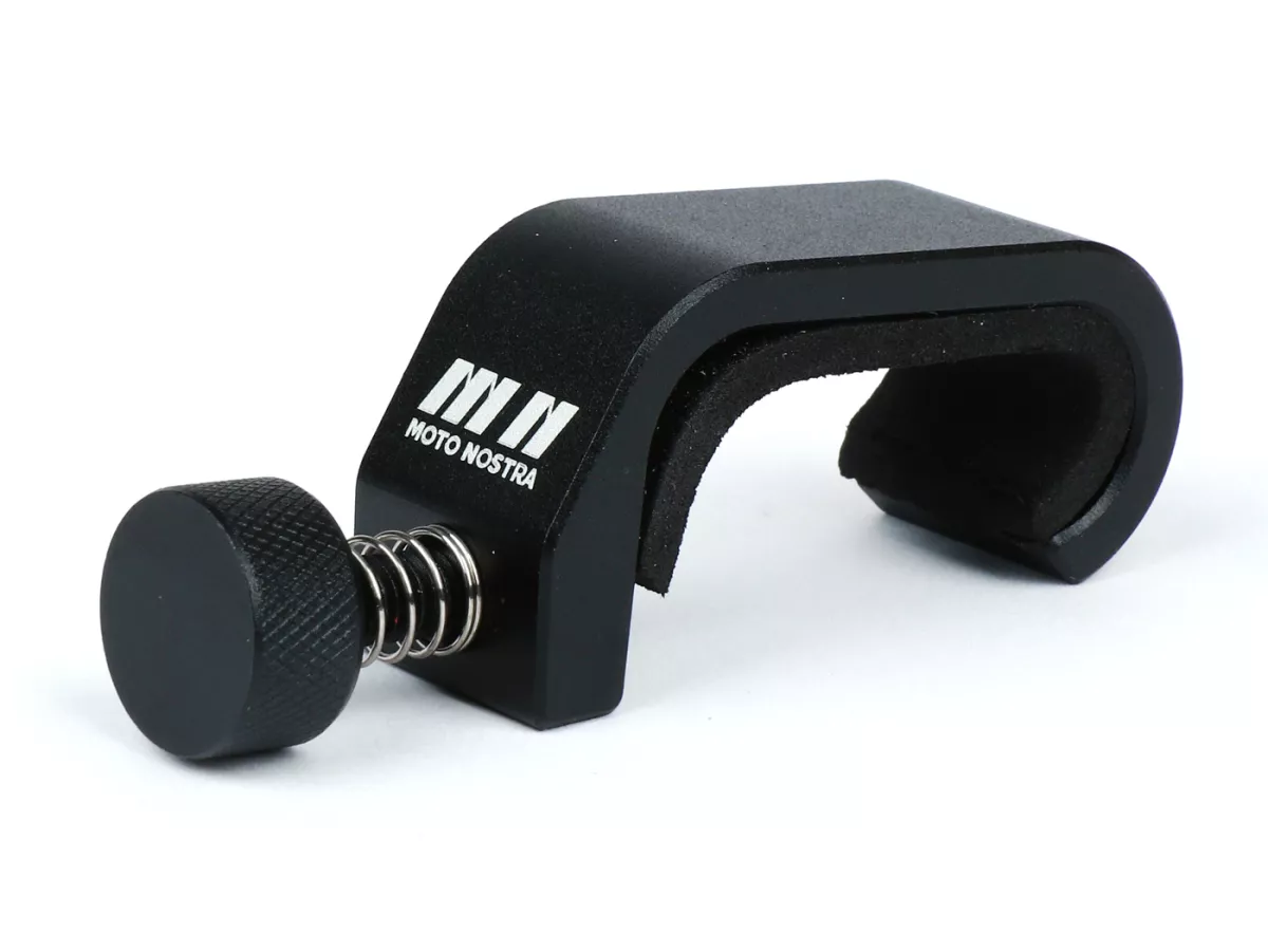 Pinza portaequipajes -MOTO NOSTRA, CNC, negro mate-