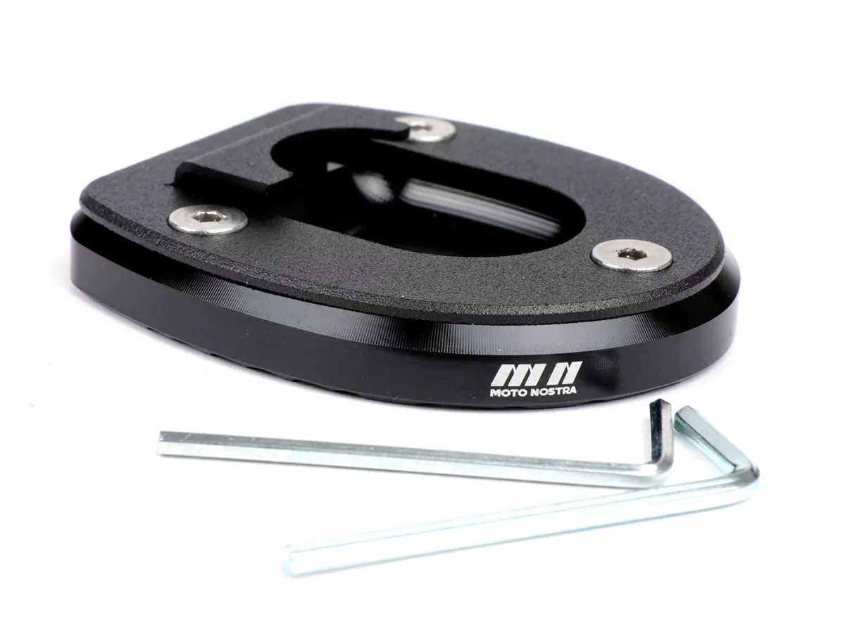 Piedino cavalletto laterale -MOTO NOSTRA, nero lucido- Vespa GT, GT L, GTS 125-300, GTV, GTS 125-300 Super