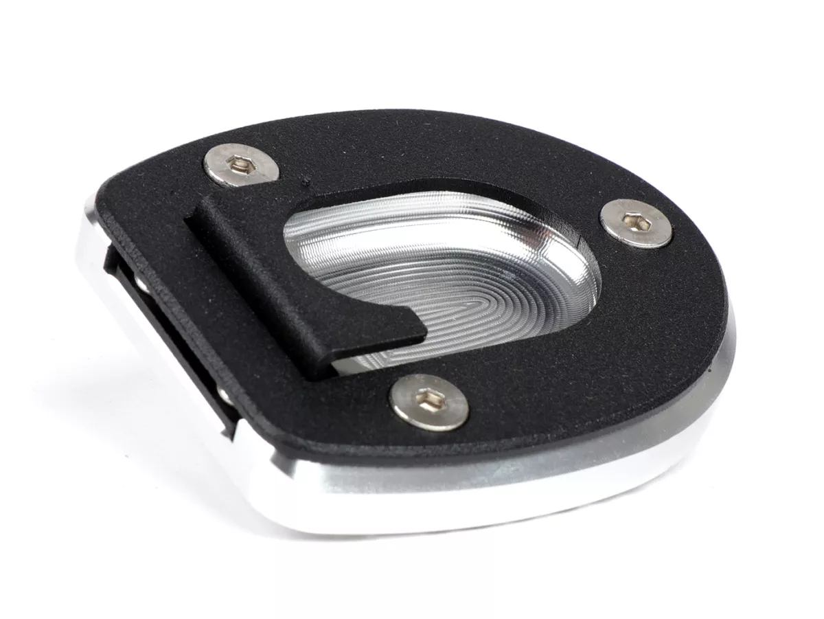 Side stand foot enlarger -MOTO NOSTRA, silver- Vespa GT, GT L, GTS 125-300, GTV, GTS 125-300 Super