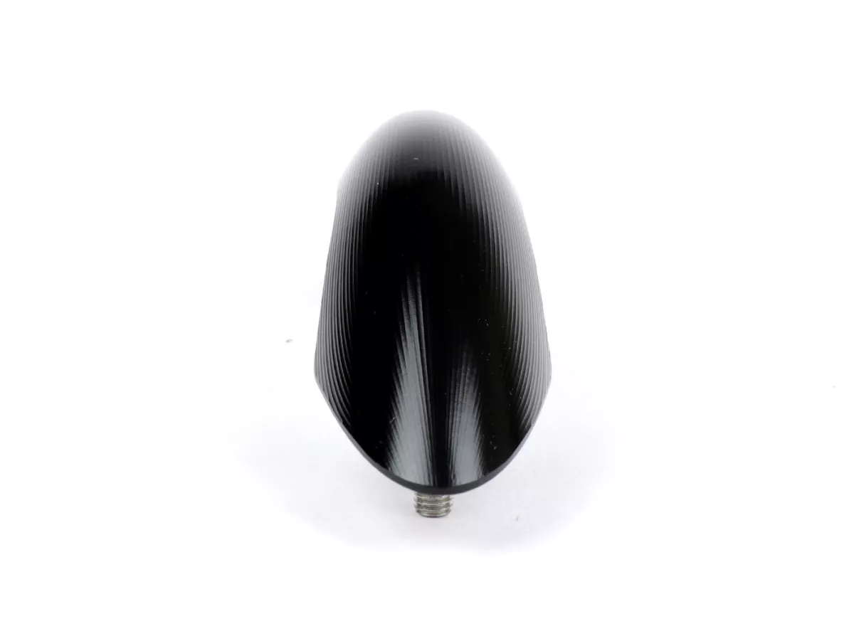 Crête -MOTO NOSTRA, CNC, noir brillant- Vespa GTS 125 (ZAPMA3700), Vespa GTS HPE 300 (ZAPMA3600, ZAPMD310), Vespa GTS Super 125 (ZAPMA3700), Vespa GTS Super HPE 300 (ZAPMA360, ZAPMD3100) - jusqu'en 2022