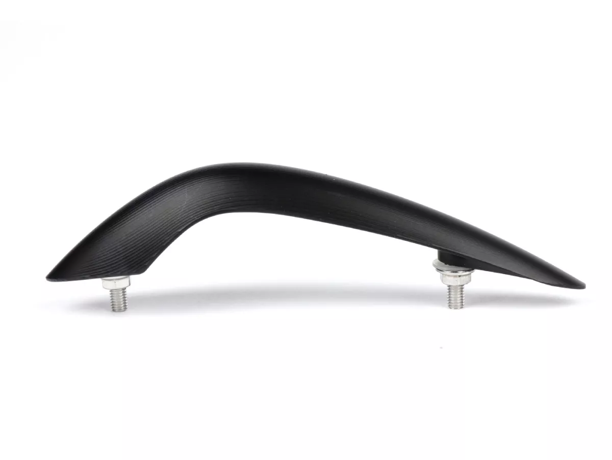 Crête -MOTO NOSTRA, CNC, noir mat- Vespa GTS 125 (ZAPMA3700), Vespa GTS HPE 300 (ZAPMA3600, ZAPMD310), Vespa GTS Super 125 (ZAPMA3700), Vespa GTS Super HPE 300 (ZAPMA360, ZAPMD3100) - jusqu'en 2022
