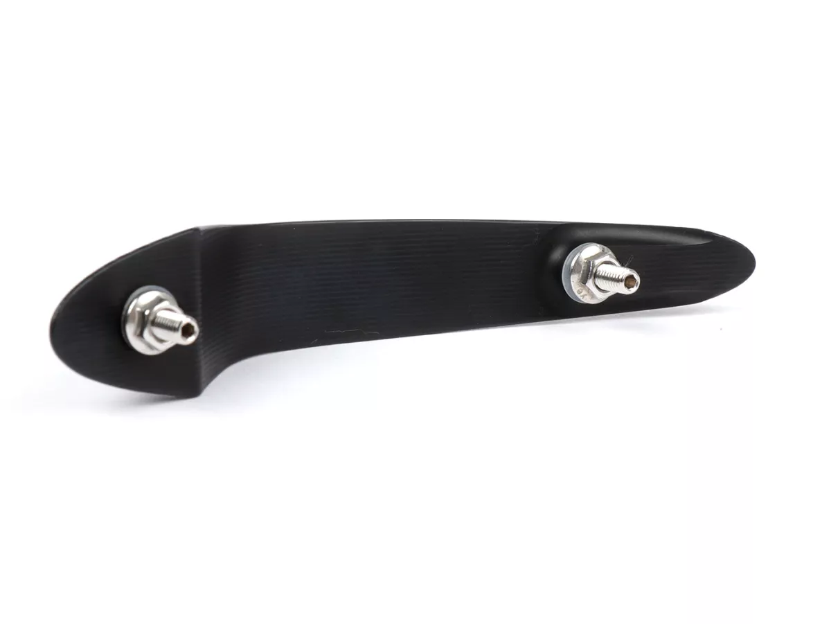 Crête -MOTO NOSTRA, CNC, noir mat- Vespa GTS 125 (ZAPMA3700), Vespa GTS HPE 300 (ZAPMA3600, ZAPMD310), Vespa GTS Super 125 (ZAPMA3700), Vespa GTS Super HPE 300 (ZAPMA360, ZAPMD3100) - jusqu'en 2022