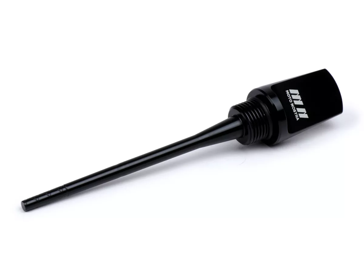 Steker pengisi oli dengan dipstick -MOTO NOSTRA- CNC hitam mengkilap - Oli mesin - Vespa GTS HPE 300 (ZAPMA3600, ZAPMD310), Vespa GTS Super 125 (ZAPM45300, ZAPM45301), Vespa GTS Super HPE 300 (ZAPMA360, ZAPMD3100), Vespa GTS Super Sport 125 (ZAPM45300), V