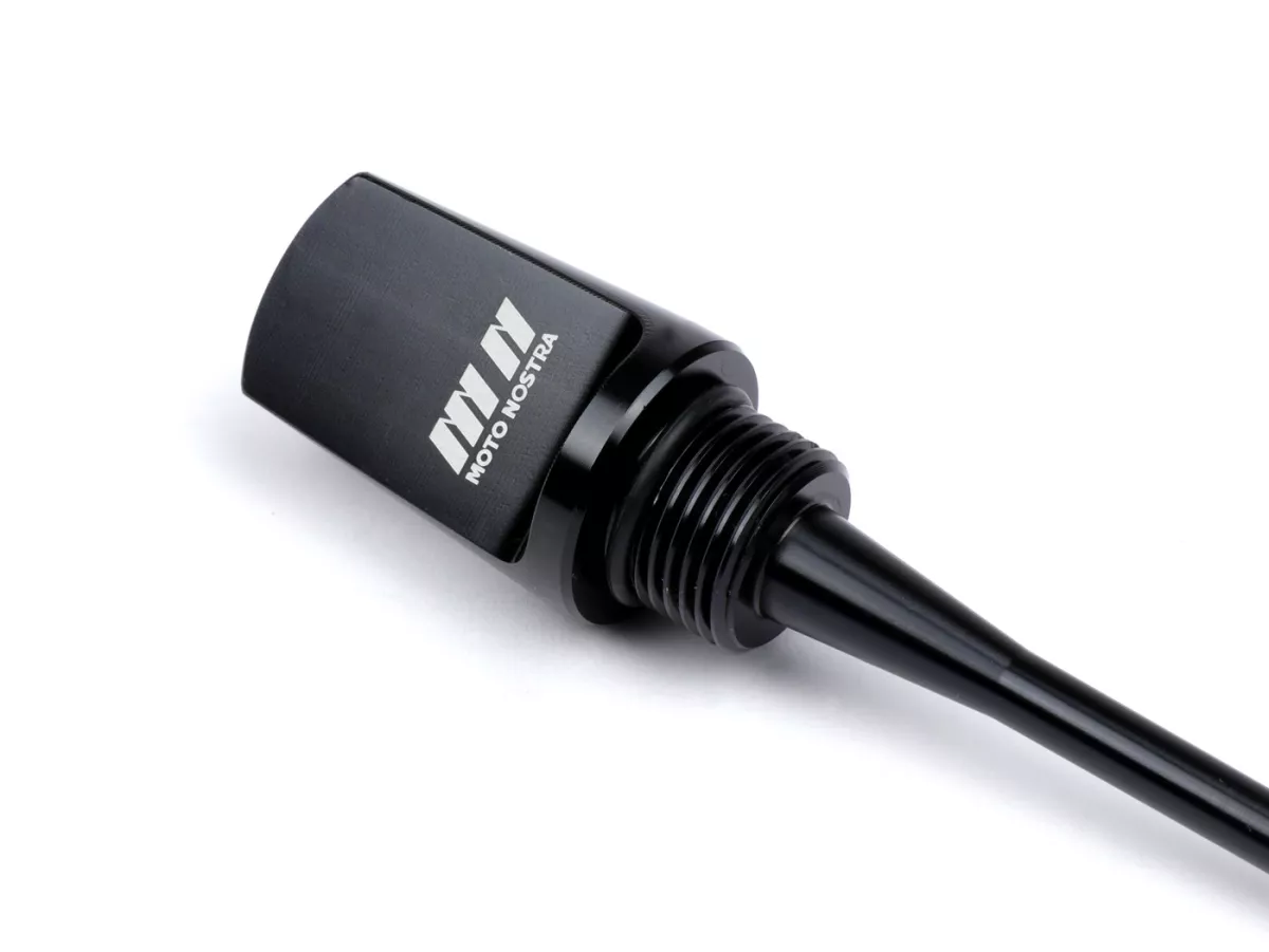 Steker pengisi oli dengan dipstick -MOTO NOSTRA- CNC hitam mengkilap - Oli mesin - Vespa GTS HPE 300 (ZAPMA3600, ZAPMD310), Vespa GTS Super 125 (ZAPM45300, ZAPM45301), Vespa GTS Super HPE 300 (ZAPMA360, ZAPMD3100), Vespa GTS Super Sport 125 (ZAPM45300), V