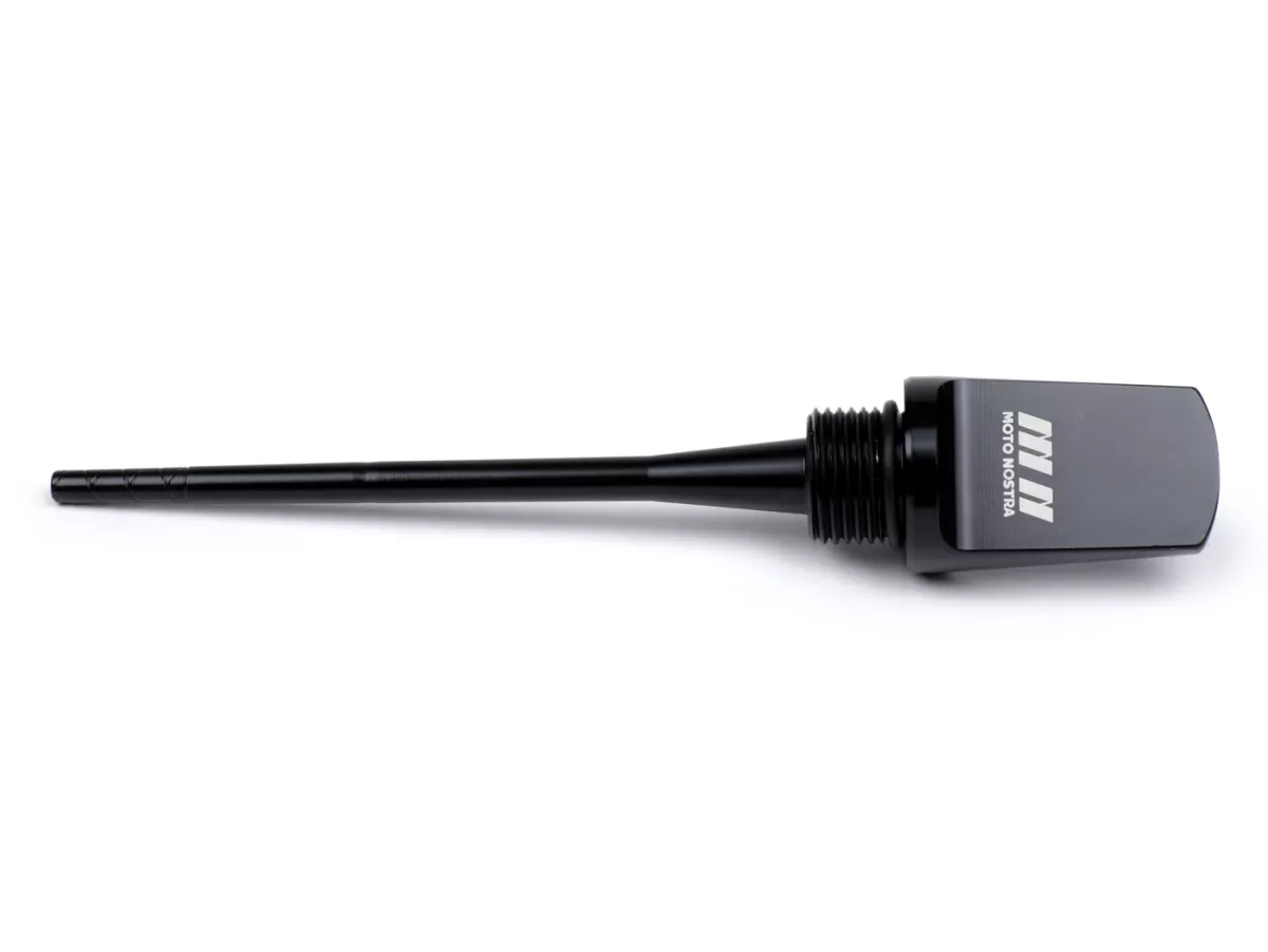 Steker pengisi oli dengan dipstick -MOTO NOSTRA- CNC hitam mengkilap - Oli mesin - Vespa GTS HPE 300 (ZAPMA3600, ZAPMD310), Vespa GTS Super 125 (ZAPM45300, ZAPM45301), Vespa GTS Super HPE 300 (ZAPMA360, ZAPMD3100), Vespa GTS Super Sport 125 (ZAPM45300), V