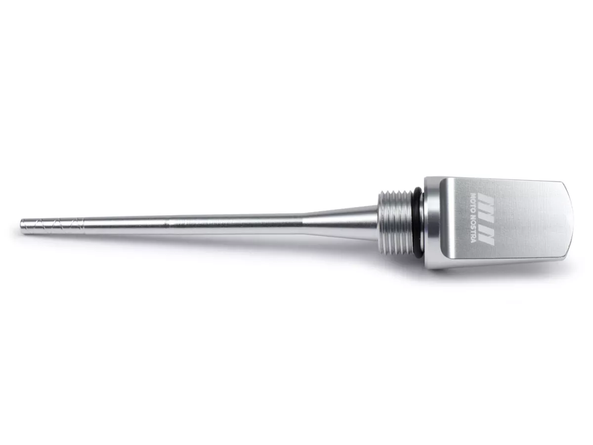 Sumbat pengisi oli dengan tongkat celup -MOTO NOSTRA- CNC silver - Oli mesin - Vespa GTS HPE 300 (ZAPMA3600, ZAPMD310), Vespa GTS Super 125 (ZAPM45300, ZAPM45301), Vespa GTS Super HPE 300 (ZAPMA360, ZAPMD3100), Vespa GTS Super Sport 125 (ZAPM45300), Vespa