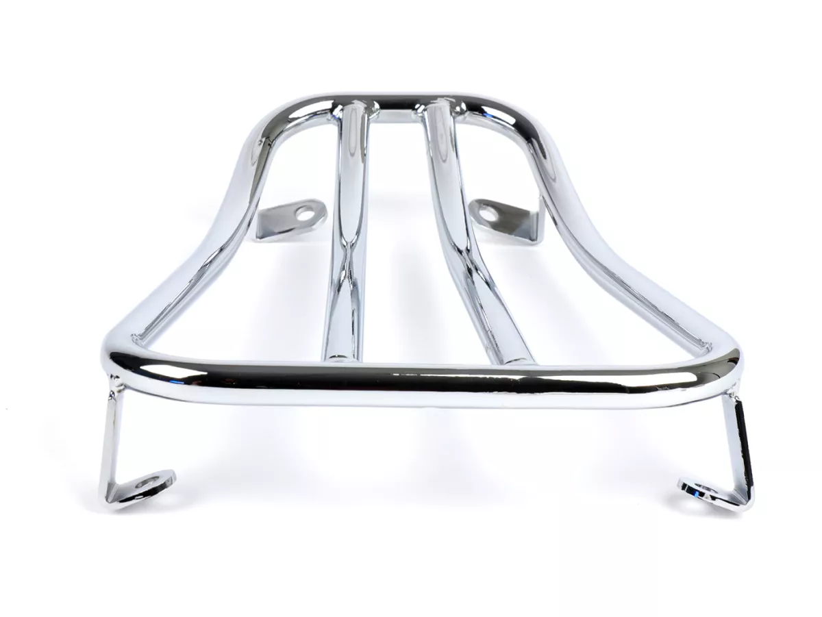 Luggage carrier step-through -MOTO NOSTRA V2.0, chrome- Vespa GTS 125-310, GTV, GTL, GT