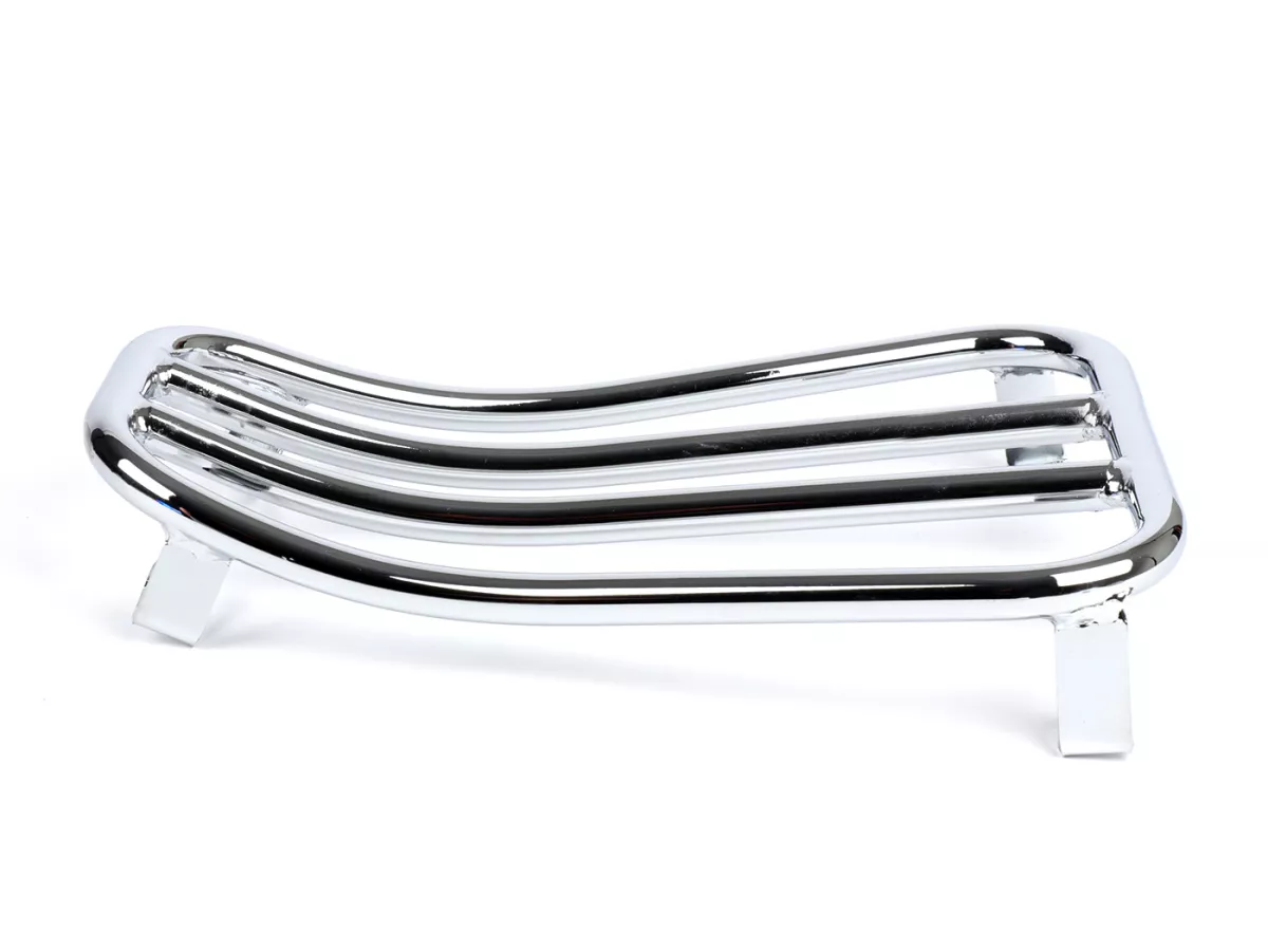 Luggage carrier step-through -MOTO NOSTRA V2.0, chrome- Vespa GTS 125-310, GTV, GTL, GT
