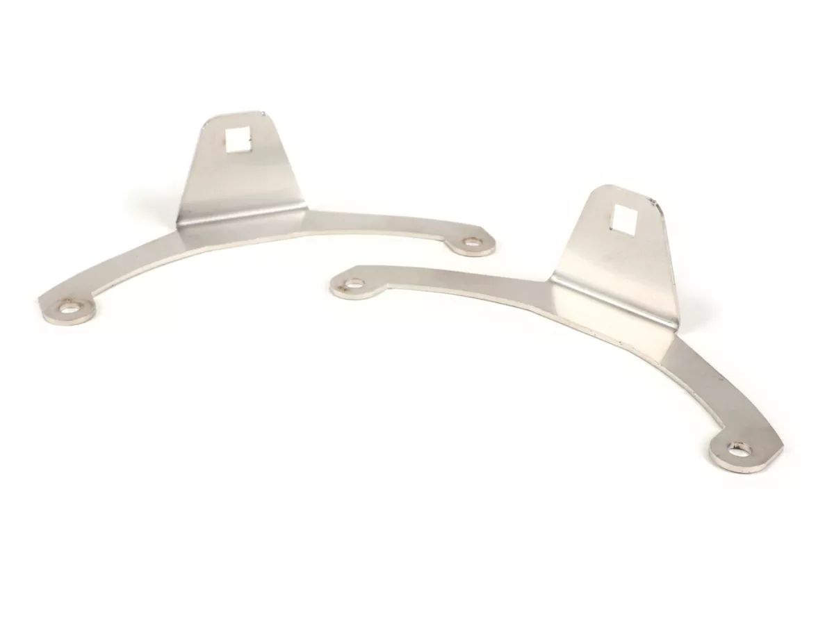 Headlight mounting ring set -MOTO NOSTRA- LED HighPower - Ø=143mm (5 3/4)- to mount headlight on steering head Vespa PX, LML Star, Stella