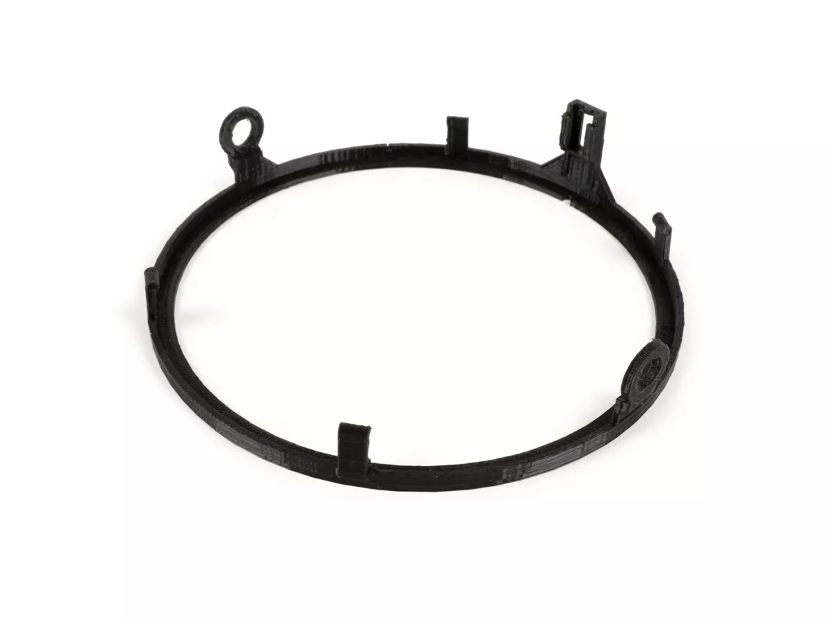 Headlight mounting ring set -MOTO NOSTRA- LED HighPower - Ø=143mm (5 3/4)- to mount headlight on steering head Vespa PX, LML Star, Stella