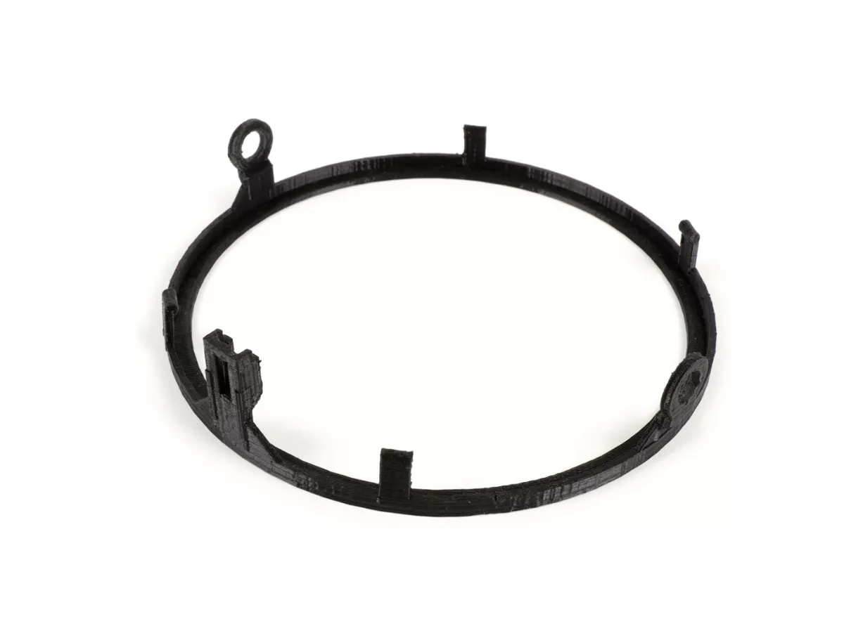 Headlight mounting ring set -MOTO NOSTRA- LED HighPower - Ø=143mm (5 3/4)- to mount headlight on steering head Vespa PX, LML Star, Stella