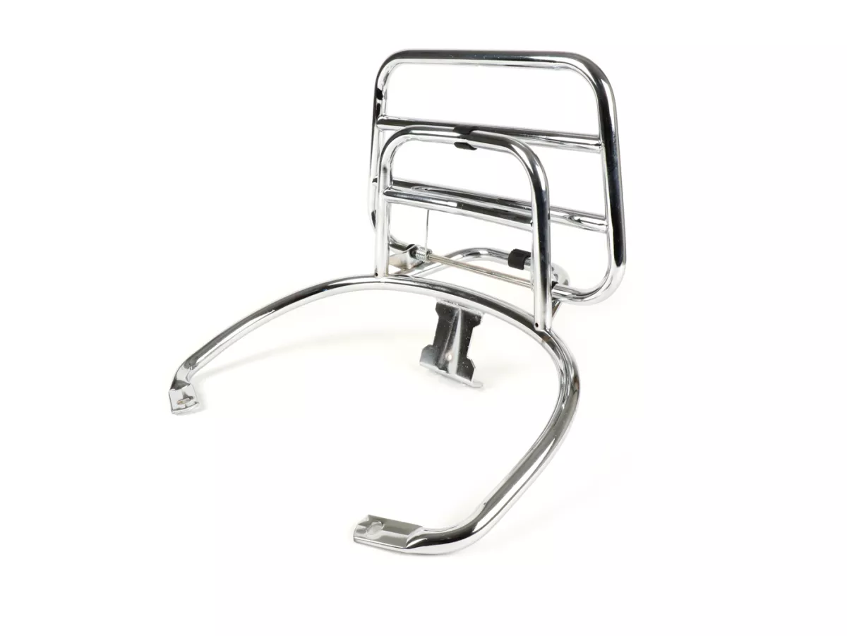 Rak bagasi belakang lipat -MOTO NOSTRA- Vespa GT, GTL, GTV, GTS, GTS Super, GT60 - 125-310 - Chrome