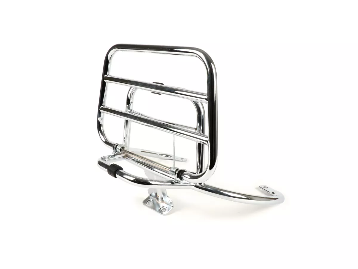 Rak bagasi belakang lipat -MOTO NOSTRA- Vespa GT, GTL, GTV, GTS, GTS Super, GT60 - 125-310 - Chrome