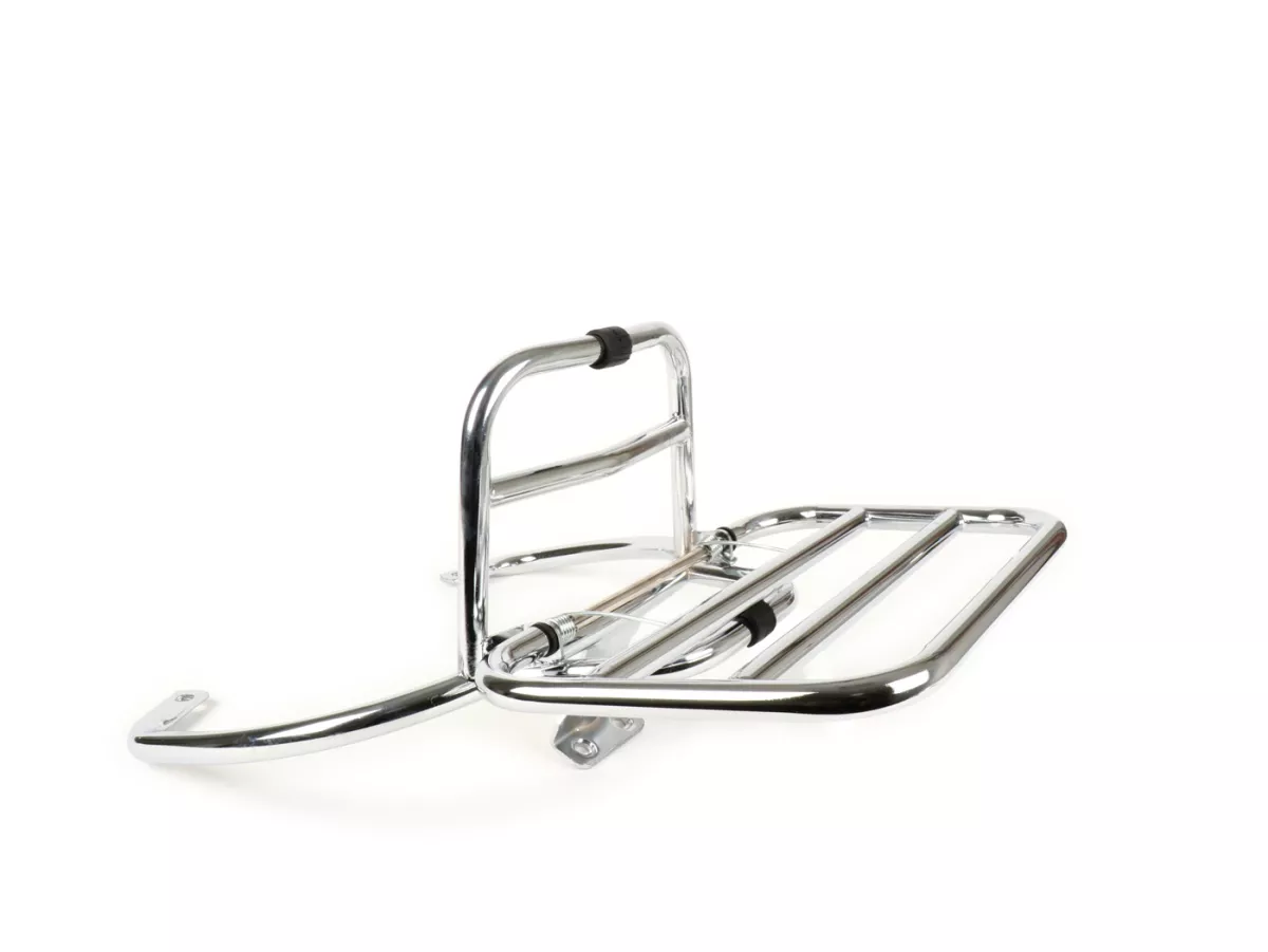 Rak bagasi belakang lipat -MOTO NOSTRA- Vespa GT, GTL, GTV, GTS, GTS Super, GT60 - 125-310 - Chrome