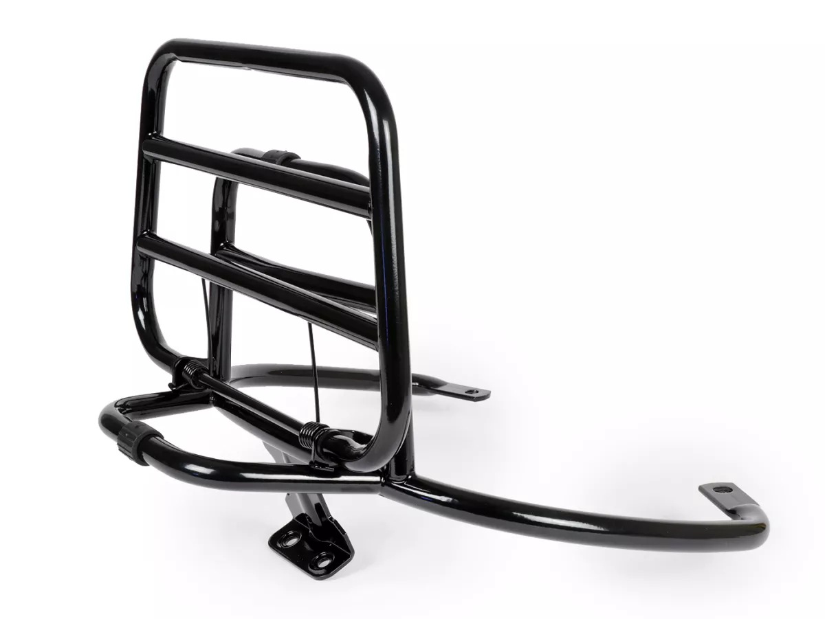Portapacchi posteriore pieghevole -MOTO NOSTRA- Vespa GT, GTL, GTV, GTS, GTS Super, GT60 - 125-310 - nero lucido