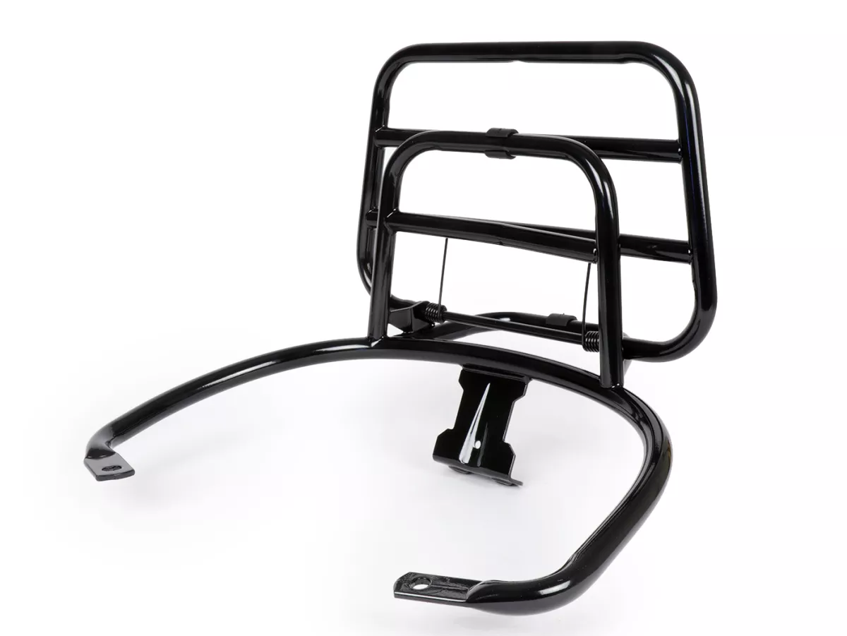 Portapacchi posteriore pieghevole -MOTO NOSTRA- Vespa GT, GTL, GTV, GTS, GTS Super, GT60 - 125-310 - nero lucido