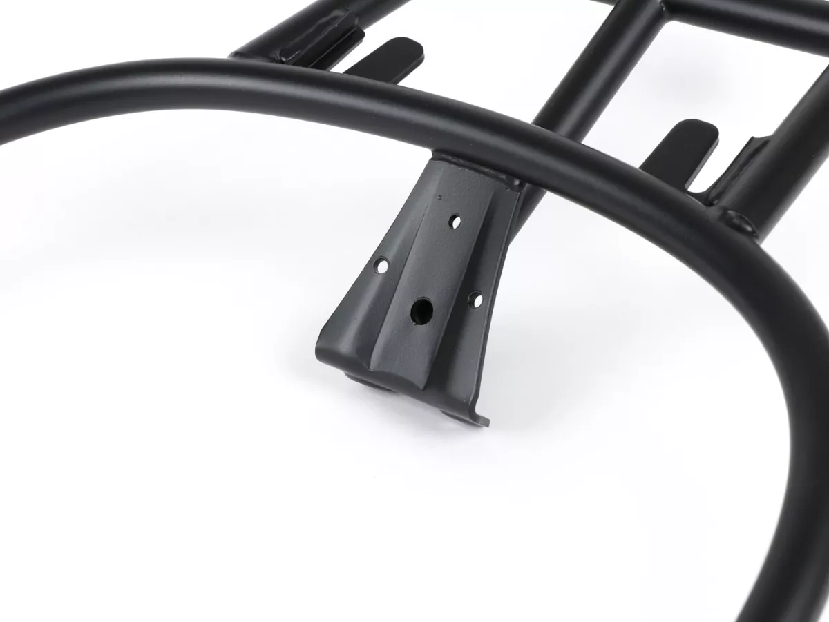 Topcase support rear (for genuine Piaggio Topcase) -MOTO NOSTRA, with pillion grab handle- Vespa Primavera 50 (ZAPC53100, ZAPC53200), Vespa Primavera 125 (ZAPM81100), Vespa Primavera 150 (ZAPM81200), Vespa Sprint 50 (ZAPC53101, ZAPC53201), Vespa Sprint 12