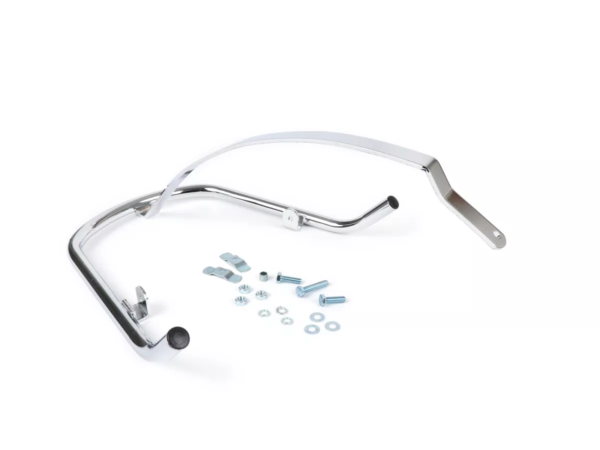 Bumper front -MOTO NOSTRA- Vespa GT, GTL, GTS, GTS Super - 125-200-250-300cc - (yoc - 2022) - chrome