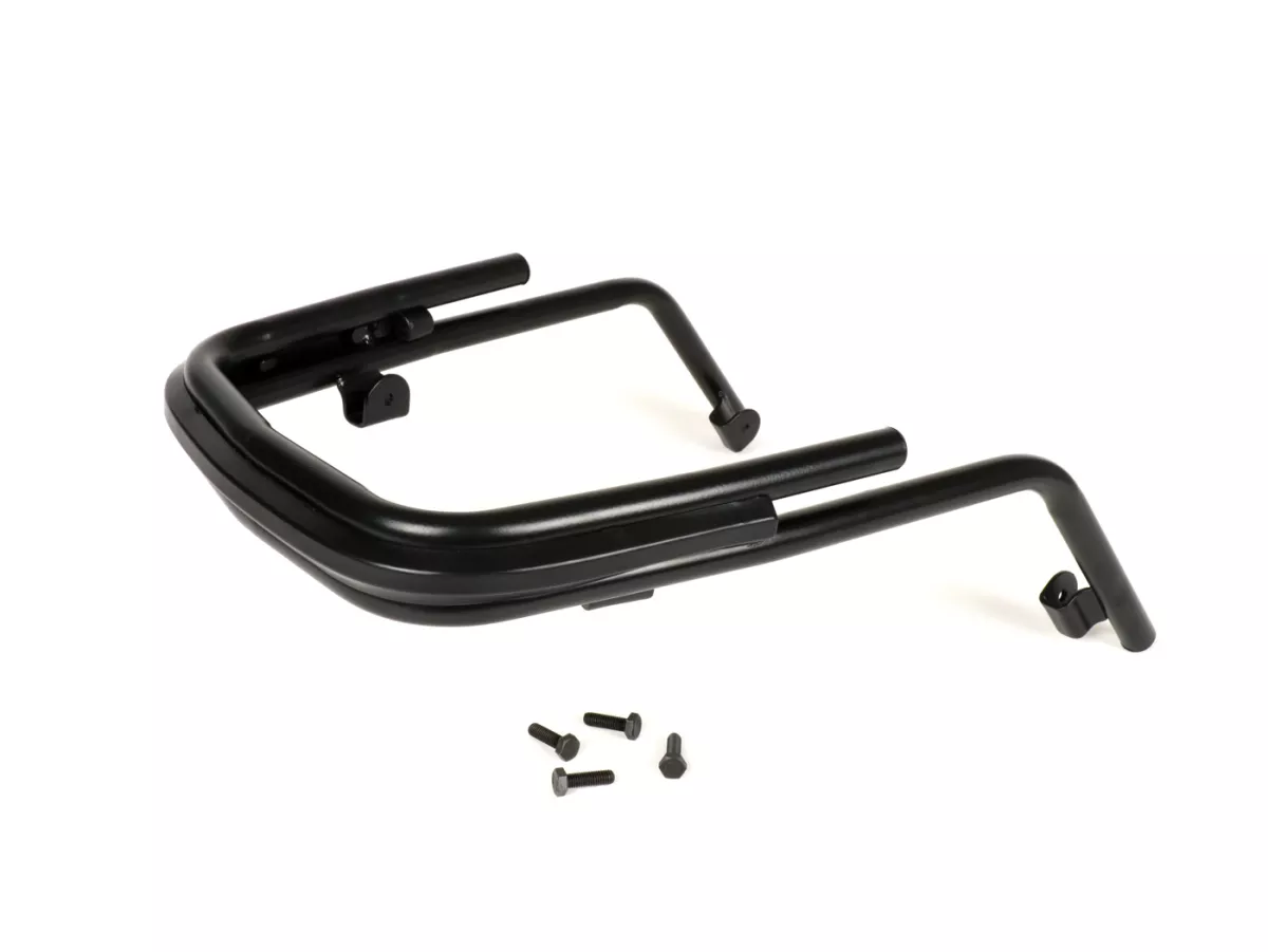 Bumper front -MOTO NOSTRA- Vespa PX80, PX125, PX150, PX200, LML Star, Stella - matt black