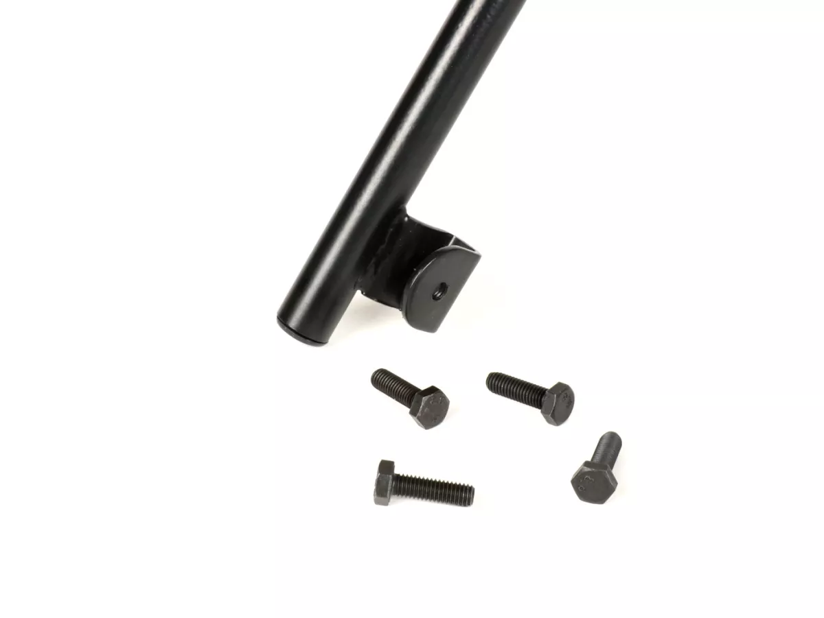 Bumper front -MOTO NOSTRA- Vespa PX80, PX125, PX150, PX200, LML Star, Stella - matt black