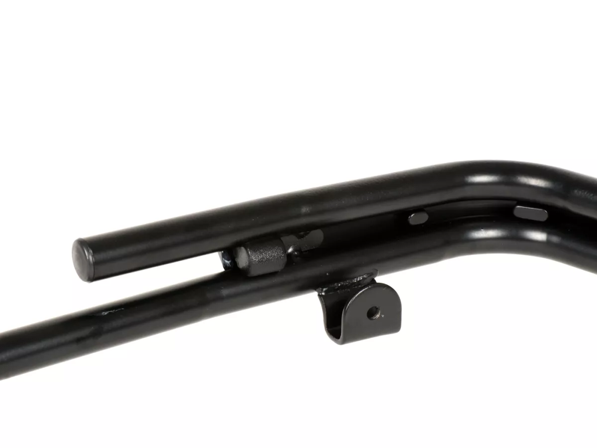 Bumper front -MOTO NOSTRA- Vespa PX80, PX125, PX150, PX200, LML Star, Stella - matt black