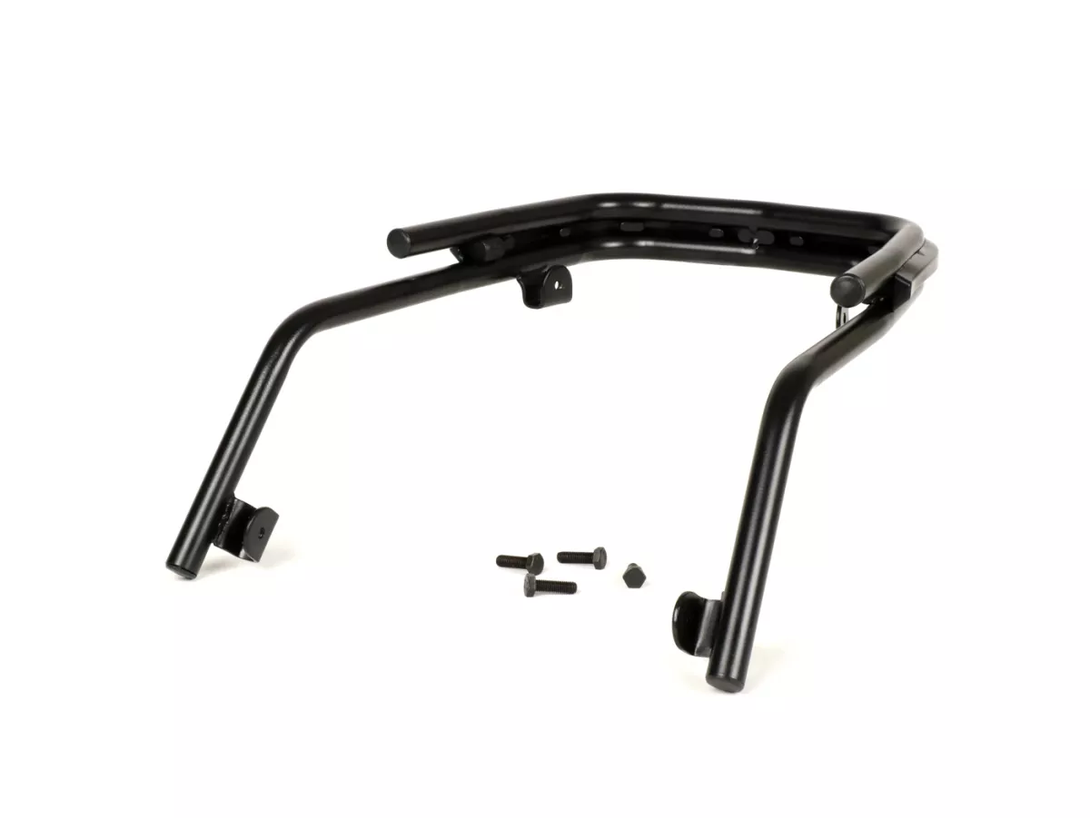 Bumper front -MOTO NOSTRA- Vespa PX80, PX125, PX150, PX200, LML Star, Stella - matt black