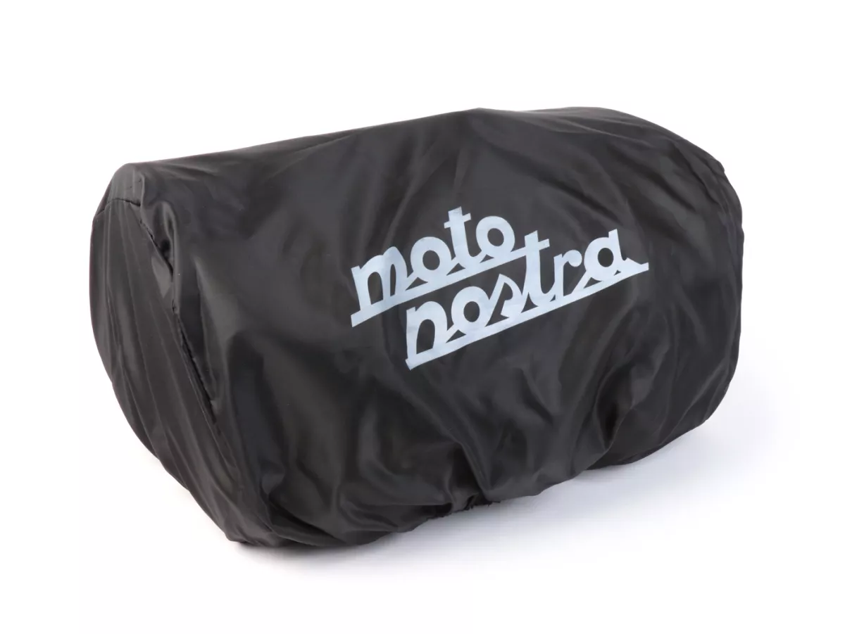 Sac à roulettes (petit) pour le transport (alternative au topcase) -MOTO NOSTRA Classic coton ciré 330x190x180mm- convient par exemple pour Vespa, Lambretta, GTS 125-300, GTV, LX/LXV, ET4, S50-150, Sprint, Primavera - 10 litres - beige