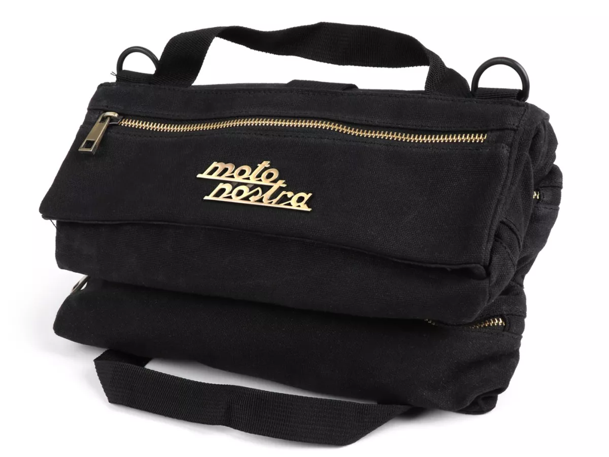 Toolbag w/o tool set -MOTO NOSTRA- Vespa VNB, VBB, Rally, Sprint, PX, PK, Lambretta, GTS, Sprint, Primavera, LX, S, ET4 universal - black