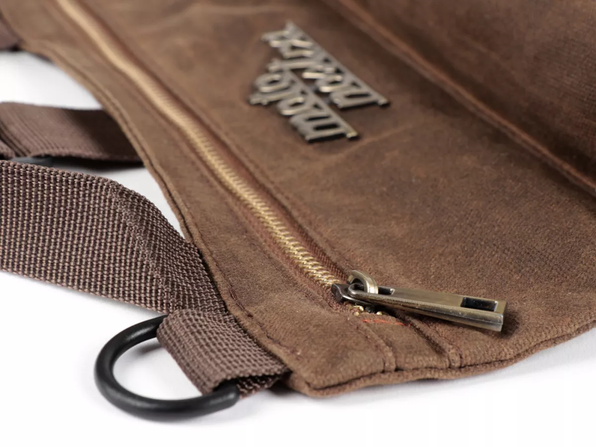 Tas perkakas tanpa perkakas -MOTO NOSTRA- Vespa VNB, VBB, Rally, Sprint, PX, PK, Lambretta, GTS, Sprint, Primavera, LX, S, ET4 universal - Coklat