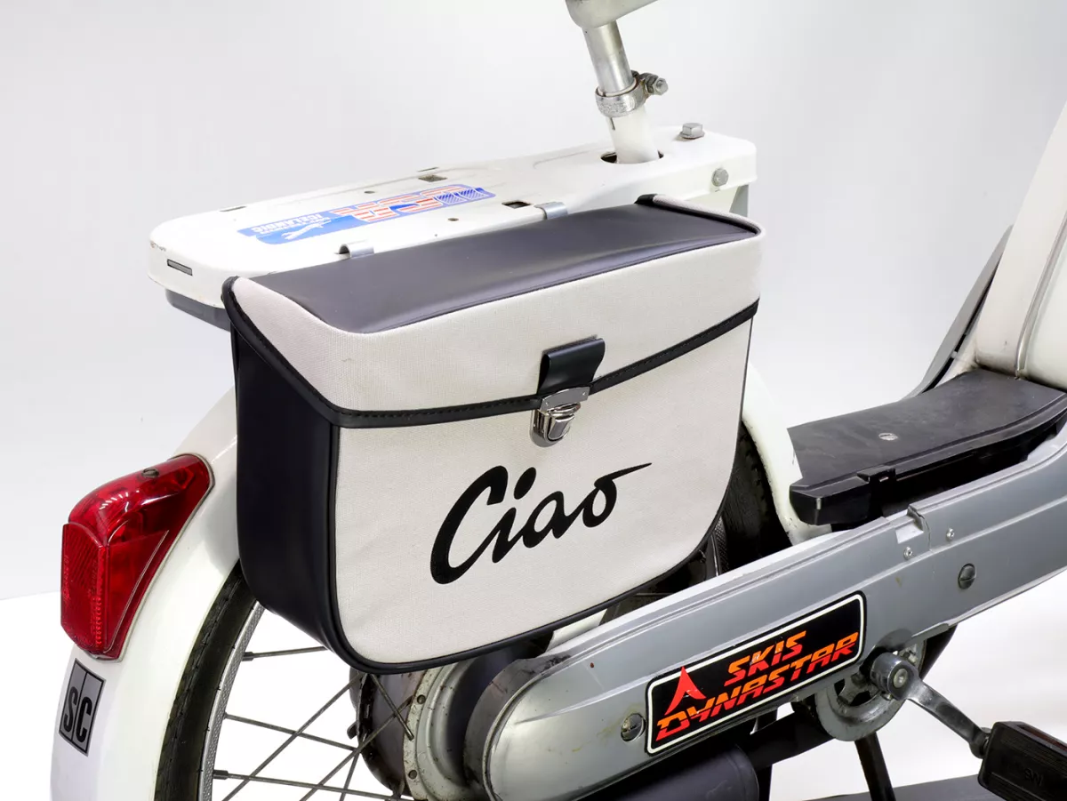 Zadeltas -MOTO NOSTRA- Ciao Grijs Zwart