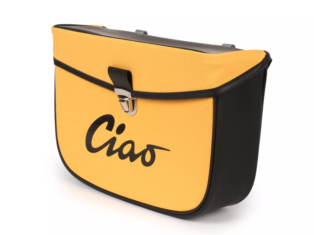 Saddlebag -MOTO NOSTRA- Ciao Yellow Black