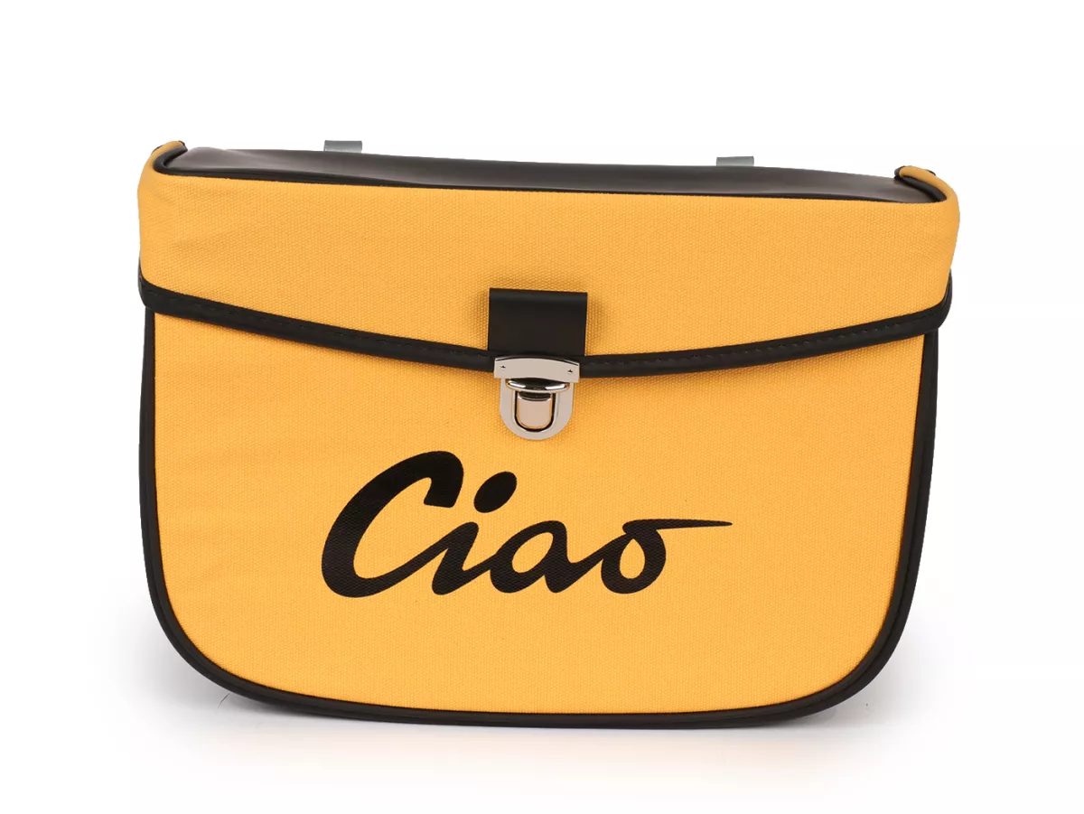 Saddlebag -MOTO NOSTRA- Ciao Yellow Black
