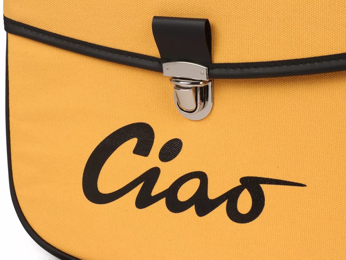 Saddlebag -MOTO NOSTRA- Ciao Yellow Black